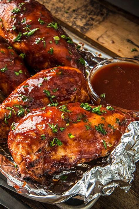 6 boneless, skinless chicken breast. BBQ Chicken Breasts | Recipe | Pellet grill recipes, Food ...