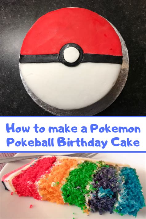 How To Make A Pokemon Pokeball Birthday Cake Hodgepodgedays Pokemon