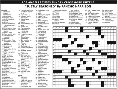 Beatles Crossword Puzzles Printable Printable Crossword Puzzles 10