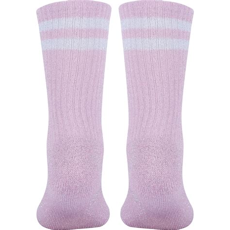 Story Loris Stripe Socks In Pink And White BAMBINIFASHION