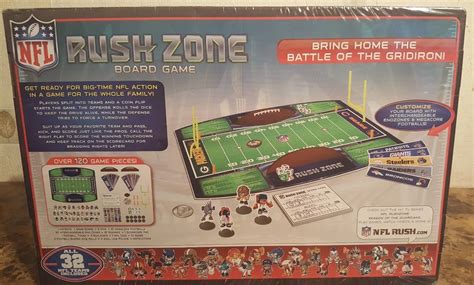 Nfl Rush Zone Board Game All 32 Football Teams New Sports 1970 Now