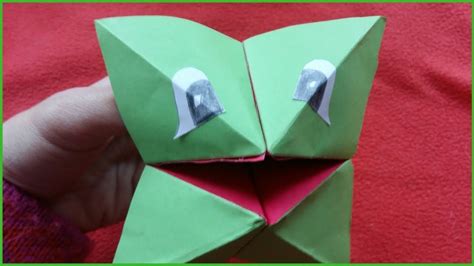Origami Frog How To Make Paper Toys Paper Animals Youtube