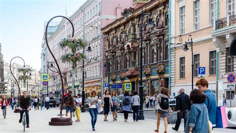Myasnitskaya Street In Moscow An Inimitable Charm And Gorgeous Facades