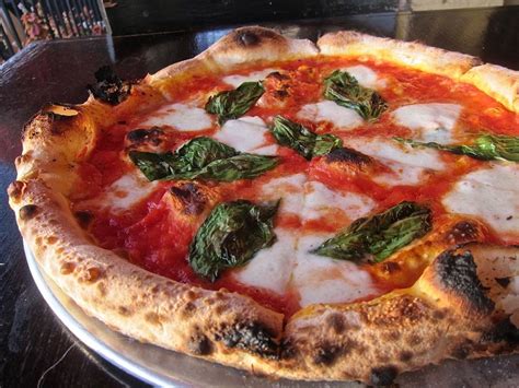 The Classic Neapolitan Pizza Margherita With Buffalo Mozzarella At