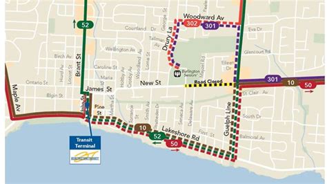 Burlington Transit Routes Detour New Street Construction Starting