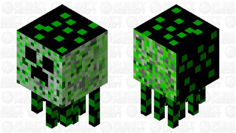 Possessed Creeper Ghast Minecraft Mob Skin