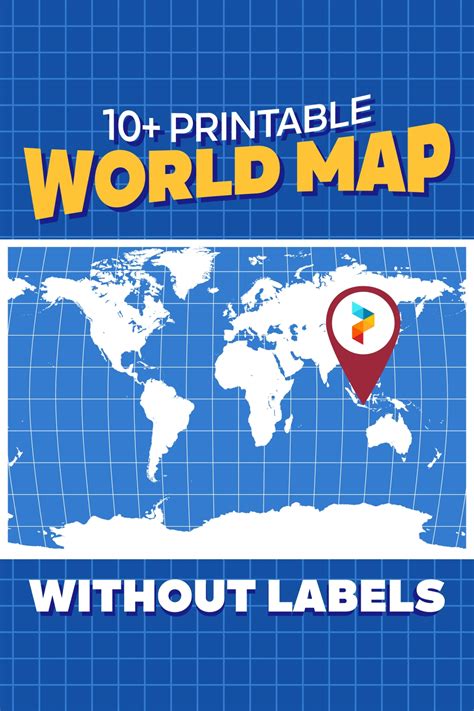 20 Best Printable World Map Without Labels Pdf For Free At Printablee