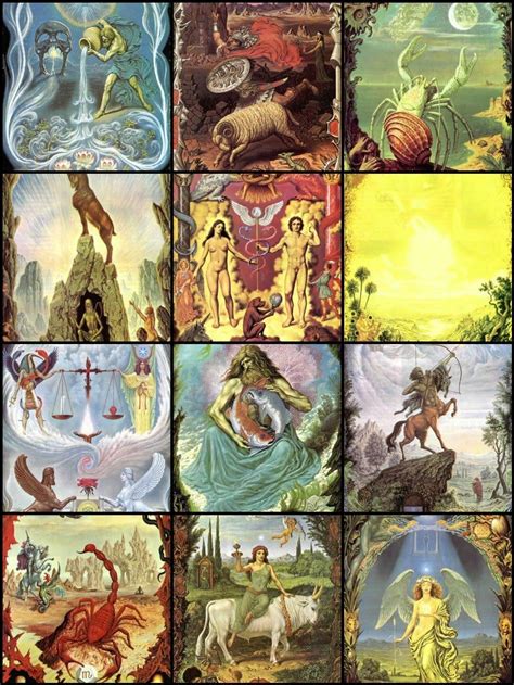 They are better when together and encourage each other to be completely and the odd couple: Mosaic Zodiac | Astrology art, Zodiac art, Esoteric art