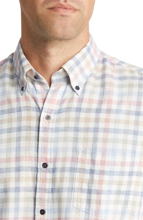 Peter Millar Mens Pennington Cotton Button Down Sport Shirt Nordstrom