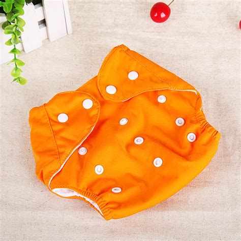 Ecological Pull Up Cloth Diapers Washable Diaper Cotton Pocket Baby