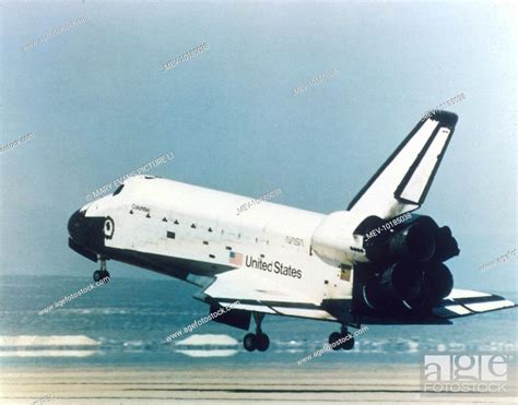 The Columbia Space Shuttle Orbiter Vehicle Designation Ov 102 Stock
