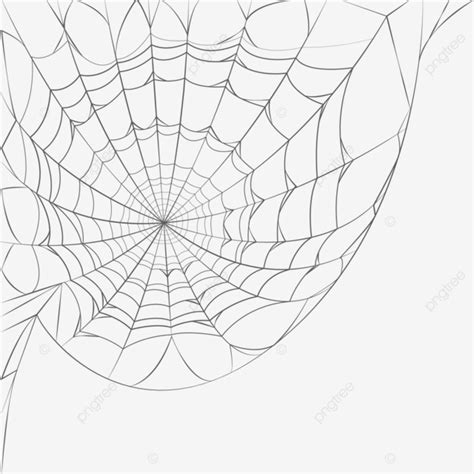 Black Cobweb Corner Spider Web Grunge Vector On Transparent Background