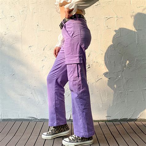 Lavender Cargo Pants Boogzel Apparel