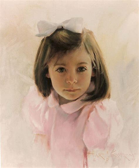 Bart Lindstrom Oil Painting Portrait Artist Child Portrait