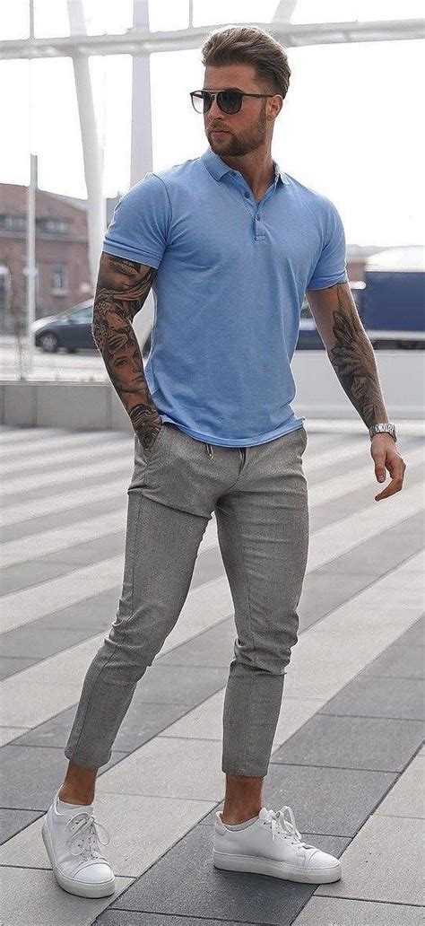 Outfits With Grey Jeans Mens