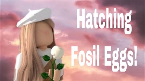 Hatching Fossil Eggsadopt Me Youtube