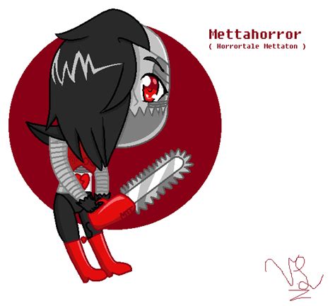 Chibi Mettahorror Horrortale Mettaton By Vendela12 On Deviantart