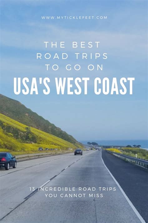 Best West Coast Road Trip In Usa My Ticklefeet