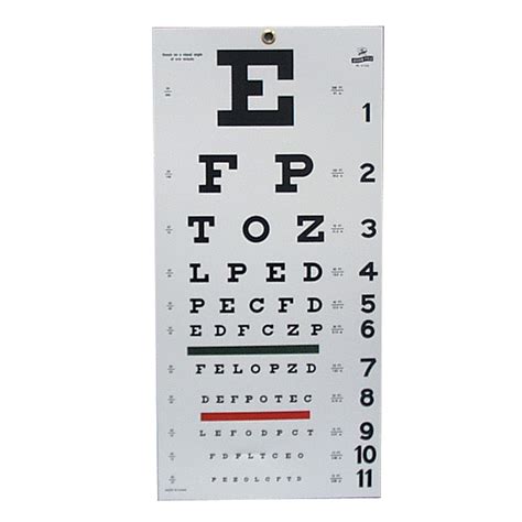 Snellen Eye Chart Mh Eye Care