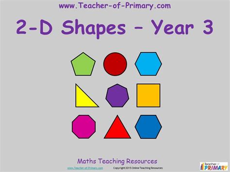 Year 3 Drawing 2d Shapes And Describing Properties Teaching Resources