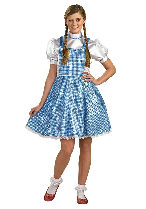 Womens Sequin Dorothy Costume Halloween Costume Ideas 2023