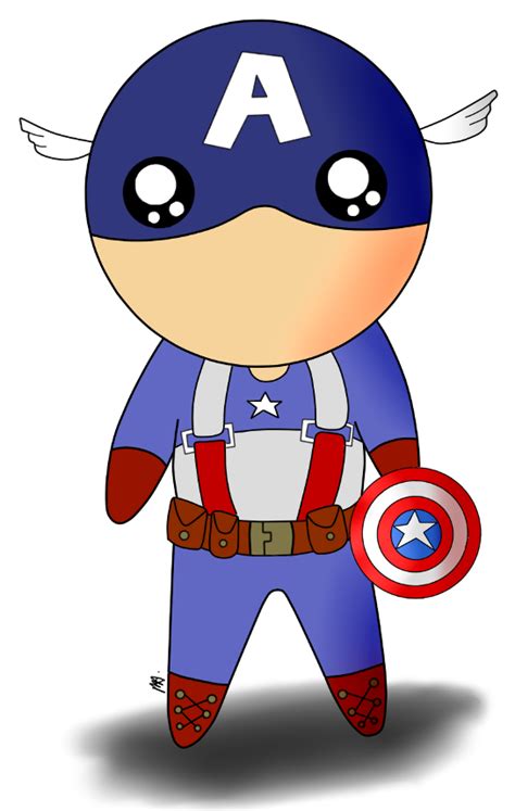 Captain America Chibi By Enairam11 On Deviantart