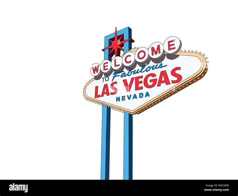 Welcome To Fabulous Las Vegas Nevada Sign Stock Vector Images Alamy