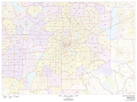 Dallas County Map Texas Zip Codes Texas Zip Code Map Free