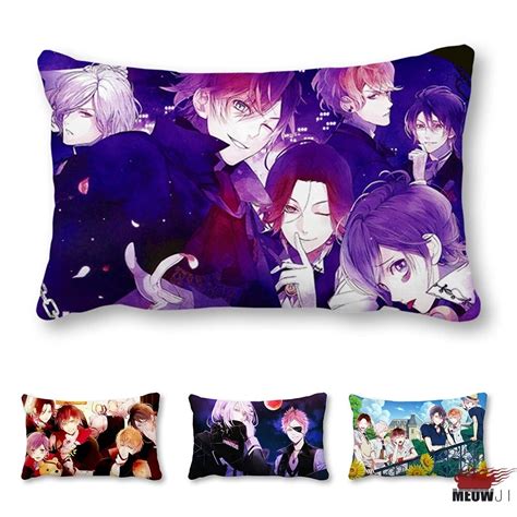 Diabolik Lovers Anime Multi Size Rectangle Throw Pillow Case Free