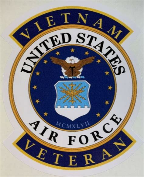 United States Air Force Vietnam Veteran Sticker Waterproof New D9 Ebay