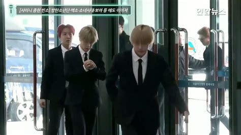 Bts Arrives At Shinee Jonghyuns Funeral Armys Amino