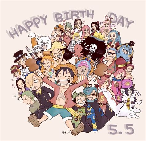 Pin By Leno Ka Lenusya On Anime Happy Birthday One Piece