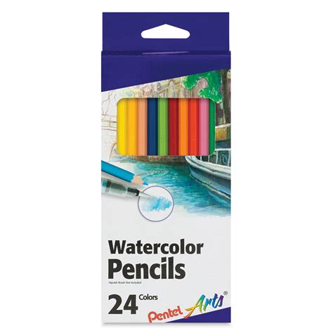 Pentel Arts Watercolor Colored Pencils Set Of 24 Michaels