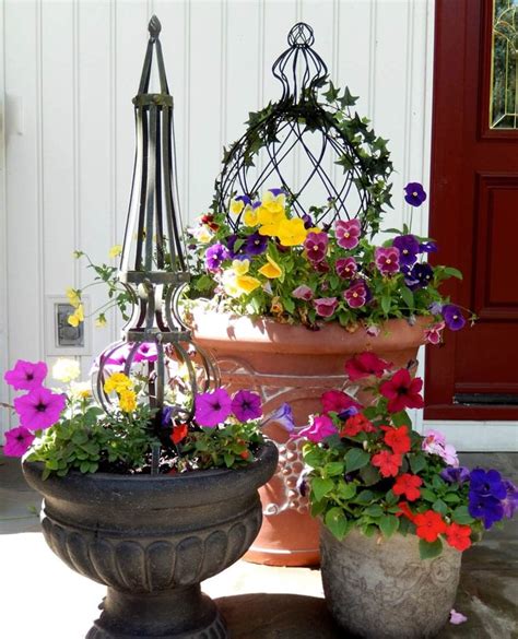 67 Best Front Door Flower Pot And Porch Planter Ideas In 2023