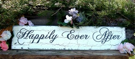 And They Lived Happily Ever After Wedding Sign Rustic Wedding
