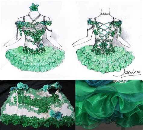 Free shipping for many products! A stunning dress proceeds from concept sketch to real ...