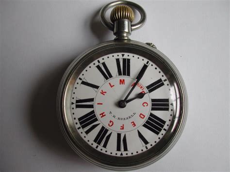 rare pre ww1 telegraph military issued pocket watch by t r russell