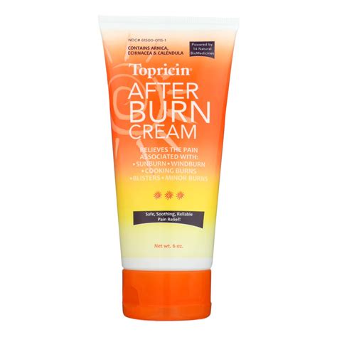Topricin After Burn Cream Mypainaway 6 Oz Ebay