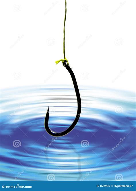 Hook On Water Surface Stock Illustration Illustration Of Line 872935