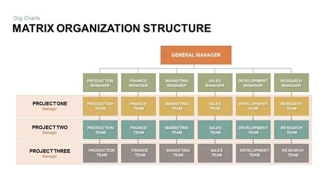 Matrix Organization Structure Powerpoint And Keynote Template Slidebazaar
