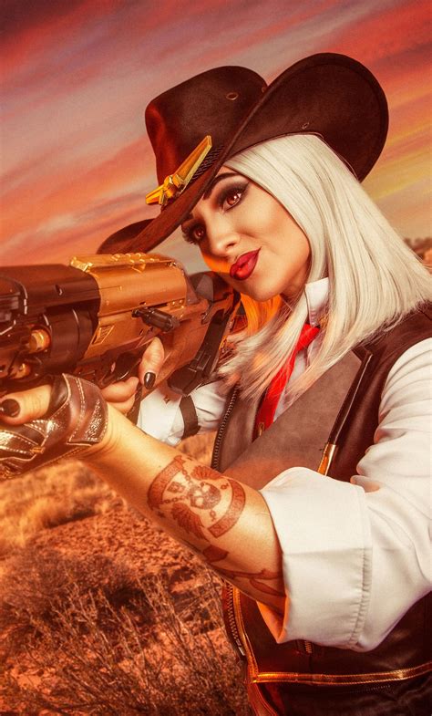 1280x2120 Ashe Overwatch Cosplay 5k Iphone 6 Hd 4k Wallpapers Images