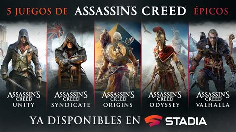 Ubisoft anuncia que tres títulos emblemáticos de la saga Assassins