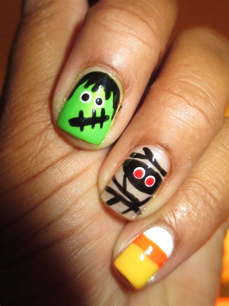 Fairly Charming Late Night Halloween Nails D