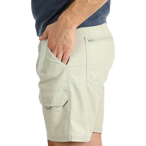 Men Elasticated Wrangler Cargo Relaxed Fit Hiker Stretch Shorts Cotton