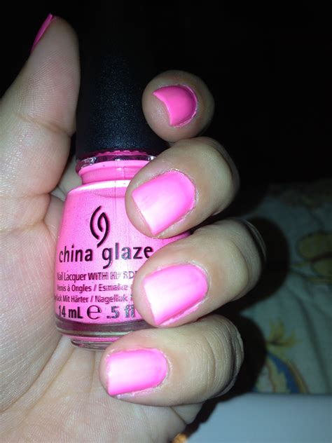 China Glaze Shocking Pink Neon Love It Pretty Nails Nails China