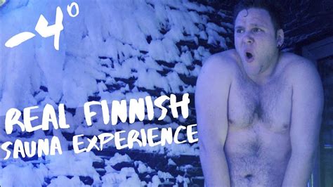First Real Finnish Sauna Experience Youtube