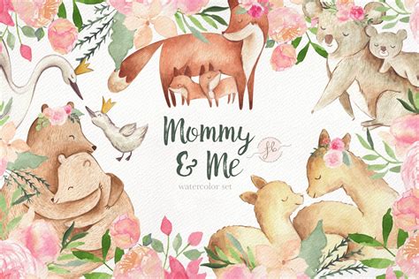Mommy And Me Pre Designed Photoshop Graphics ~ Creative Market