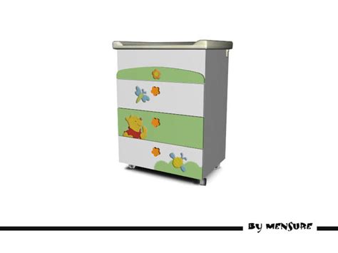 Mensures Winnie The Pooh Nurserychanging Table Dresser
