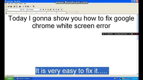 If you manually edit your windows registry. How to fix google chrome white screen error - YouTube