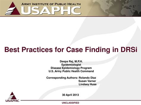 Ppt Best Practices For Case Finding In Drsi Powerpoint Presentation